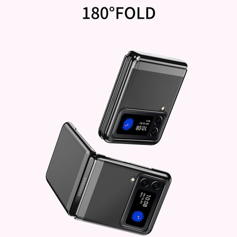 Electroplated Transparent Folding Case, For Samsung Galaxy Z Flip3 5G