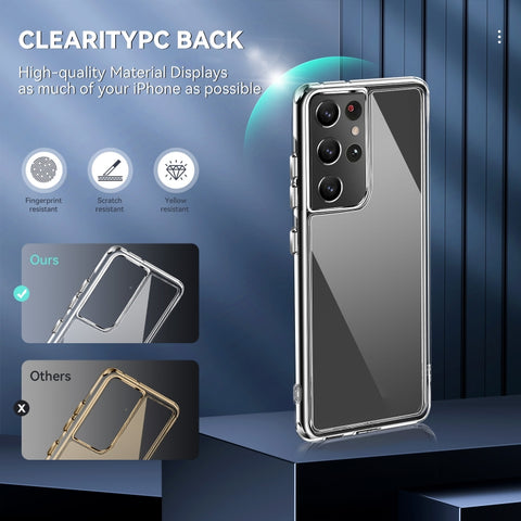 TPU + PC Transparent Shockproof Protective Case, For Samsung Galaxy S21 Ultra 5G, For Samsung Galaxy A12, For Samsung Galaxy A32 5G, For Samsung Galaxy S21 5G, For Samsung Galaxy S21 FE, For Samsung Galaxy S21+ 5G