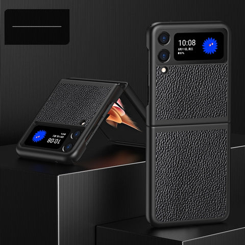 Lychee Texture All Inclusive Shockproof Protective Case, For Samsung Galaxy Z Flip3 5G