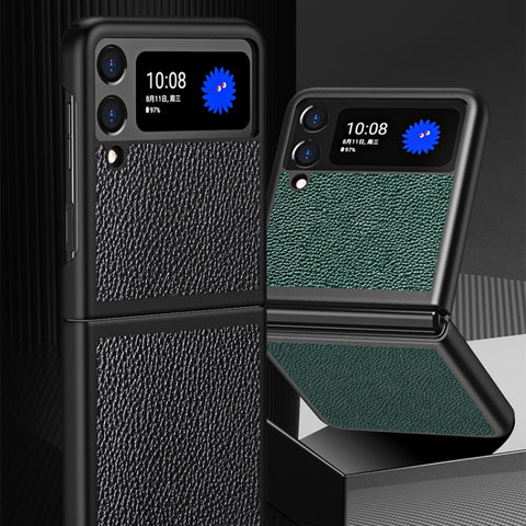 Lychee Texture All Inclusive Shockproof Protective Case, For Samsung Galaxy Z Flip3 5G