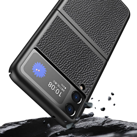 Lychee Texture All Inclusive Shockproof Protective Case, For Samsung Galaxy Z Flip3 5G