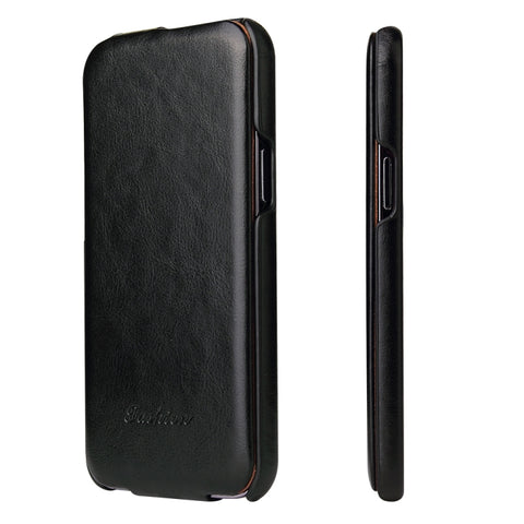 Fierre Shann Retro Oil Wax Texture Vertical Flip PU Leather Case, For iPhone 13 Pro Max, For iPhone 13 Pro, For iPhone 13, For iPhone 13 mini