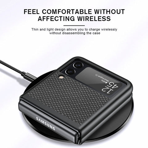 Cross Pattern Slim PC Protective Case, For Samsung Galaxy Z Flip3 5G, For Samsung Galaxy Z Fold3 5G