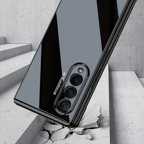 GKK Folding UV Grilled Porcelain Protective Case, For Samsung Galaxy Z Fold3 5G