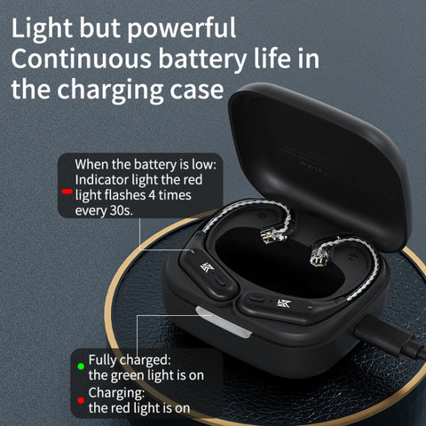 KZ AZ09 Bluetooth Headset Ear Hook 5.2 Wireless Bluetooth Module Upgrade Cable, C, B