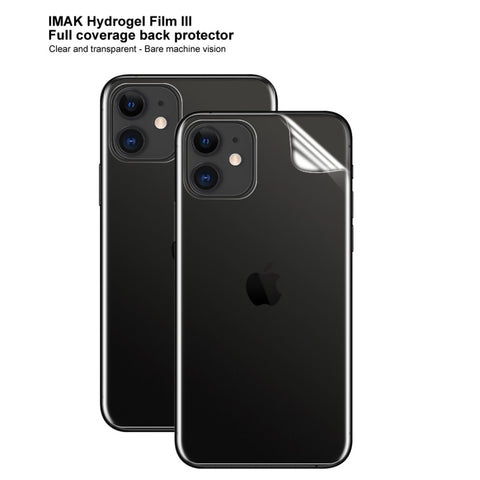 2 PCS IMAK Curved Full Screen Hydrogel Film 3 Back Protector, for iPhone 11, for iPhone 11 Pro, for iPhone 11 Pro Max