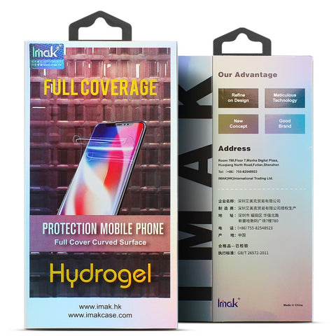 2 PCS IMAK Curved Full Screen Hydrogel Film 3 Back Protector, for iPhone 11, for iPhone 11 Pro, for iPhone 11 Pro Max