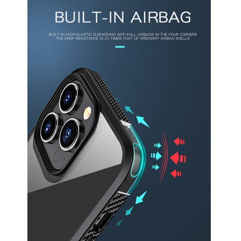 iPAKY MG Series Transparent TPU + PC Airbag Shockproof Case, For iPhone 13 mini, For iPhone 13, For iPhone 13 Pro, For iPhone 13 Pro Max