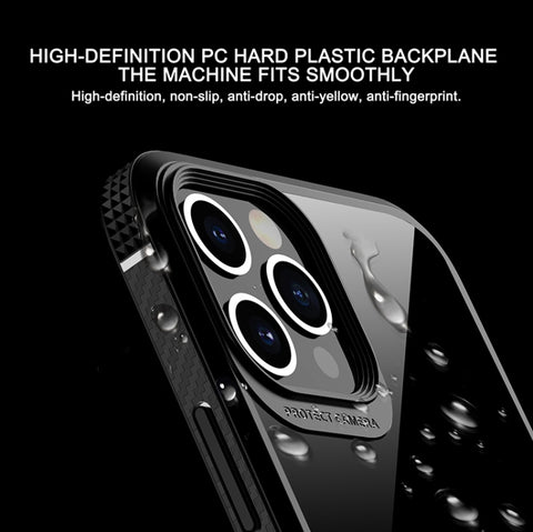 MG Series Carbon Fiber TPU + Clear PC Four-corner Airbag Shockproof Case, For iPhone 12 / 12 Pro, For iPhone 12 Pro Max, For iPhone 11, For iPhone 11 Pro, For iPhone 11 Pro Max