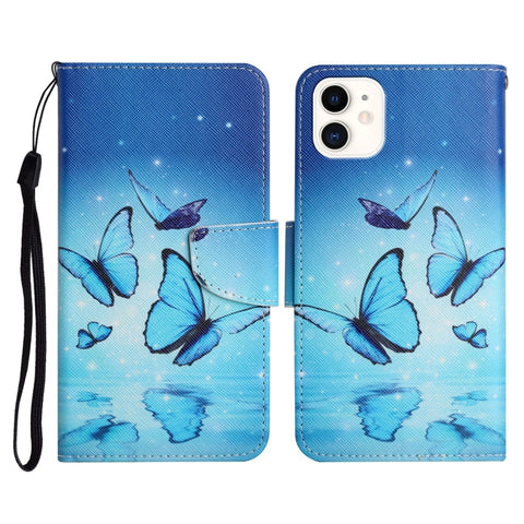 Painted Pattern Horizontal Flip Leather Case with Holder & Card Slot & Wallet, For iPhone 11, For iPhone XS Max, For iPhone XR