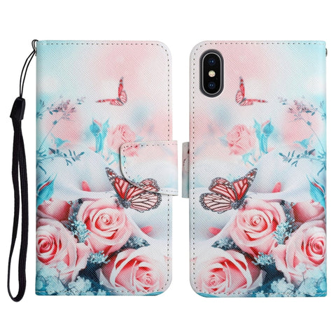 Painted Pattern Horizontal Flip Leather Case with Holder & Card Slot & Wallet, For iPhone 11, For iPhone XS Max, For iPhone XR