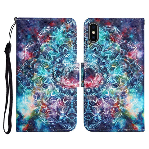 Painted Pattern Horizontal Flip Leather Case with Holder & Card Slot & Wallet, For iPhone 11, For iPhone XS Max, For iPhone XR
