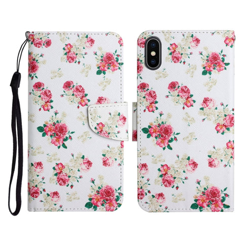 Painted Pattern Horizontal Flip Leather Case with Holder & Card Slot & Wallet, For iPhone 11, For iPhone XS Max, For iPhone XR