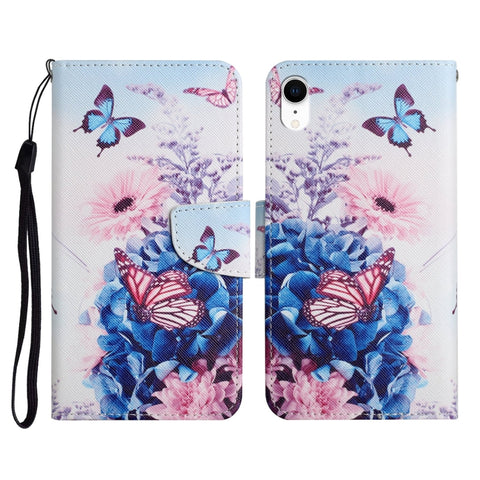 Painted Pattern Horizontal Flip Leather Case with Holder & Card Slot & Wallet, For iPhone 11, For iPhone XS Max, For iPhone XR