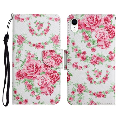Painted Pattern Horizontal Flip Leather Case with Holder & Card Slot & Wallet, For iPhone 11, For iPhone XS Max, For iPhone XR