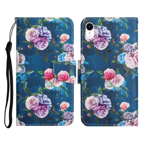 Painted Pattern Horizontal Flip Leather Case with Holder & Card Slot & Wallet, For iPhone 11, For iPhone XS Max, For iPhone XR