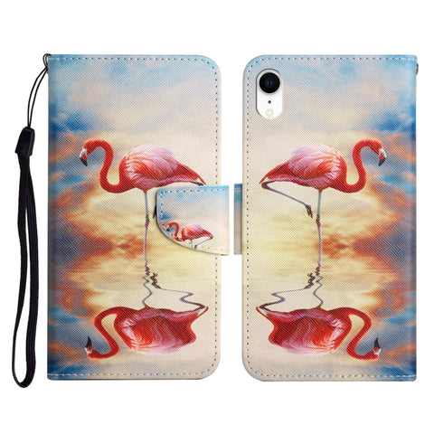 Painted Pattern Horizontal Flip Leather Case with Holder & Card Slot & Wallet, For iPhone 11, For iPhone XS Max, For iPhone XR