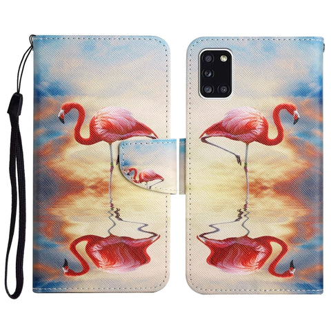 Painted Pattern Horizontal Flip Leather Case with Holder & Card Slot & Wallet, For Samsung Galaxy A31, For Samsung Galaxy A32 4G