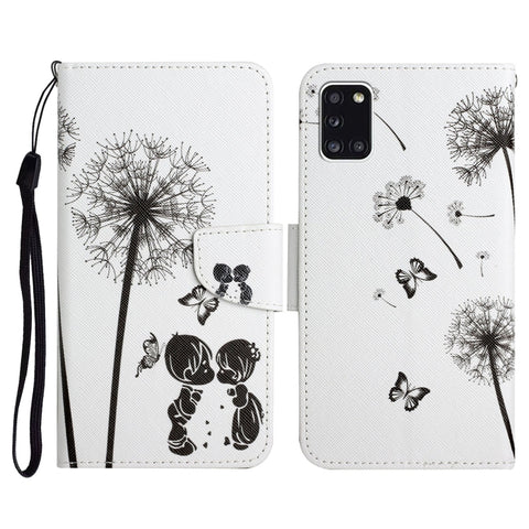 Painted Pattern Horizontal Flip Leather Case with Holder & Card Slot & Wallet, For Samsung Galaxy A31, For Samsung Galaxy A32 4G