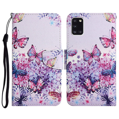Painted Pattern Horizontal Flip Leather Case with Holder & Card Slot & Wallet, For Samsung Galaxy A31, For Samsung Galaxy A32 4G