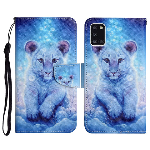 Painted Pattern Horizontal Flip Leather Case with Holder & Card Slot & Wallet, For Samsung Galaxy A31, For Samsung Galaxy A32 4G