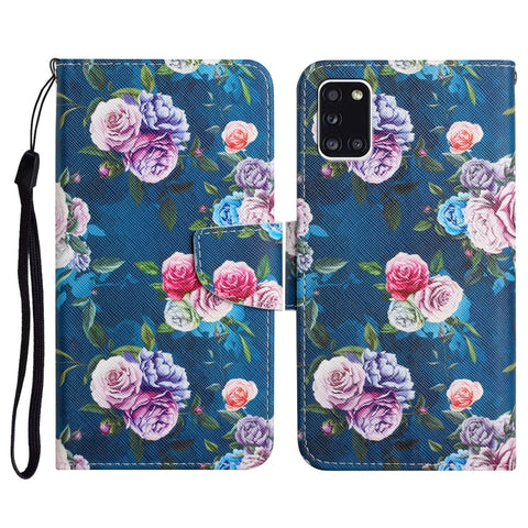 Painted Pattern Horizontal Flip Leather Case with Holder & Card Slot & Wallet, For Samsung Galaxy A31, For Samsung Galaxy A32 4G