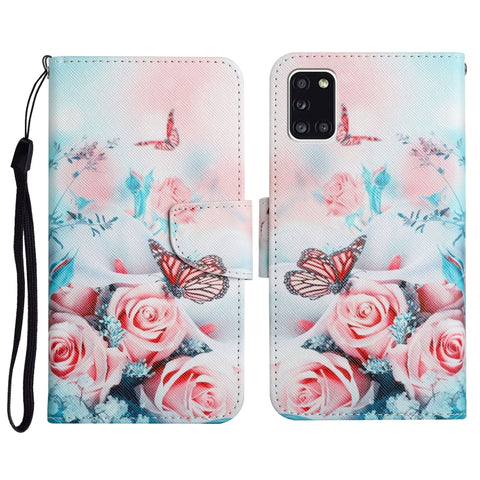Painted Pattern Horizontal Flip Leather Case with Holder & Card Slot & Wallet, For Samsung Galaxy A31, For Samsung Galaxy A32 4G