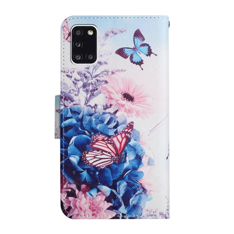 Painted Pattern Horizontal Flip Leather Case with Holder & Card Slot & Wallet, For Samsung Galaxy A31, For Samsung Galaxy A32 4G