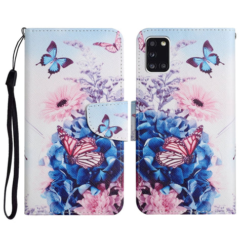 Painted Pattern Horizontal Flip Leather Case with Holder & Card Slot & Wallet, For Samsung Galaxy A31, For Samsung Galaxy A32 4G