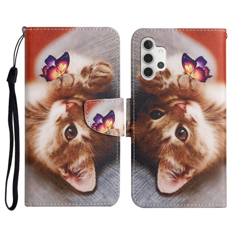 Painted Pattern Horizontal Flip Leather Case with Holder & Card Slot & Wallet, For Samsung Galaxy A31, For Samsung Galaxy A32 4G