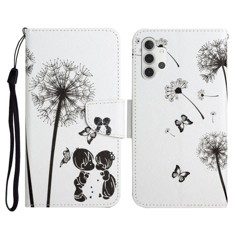 Painted Pattern Horizontal Flip Leather Case with Holder & Card Slot & Wallet, For Samsung Galaxy A32 5G, For Samsung Galaxy A40