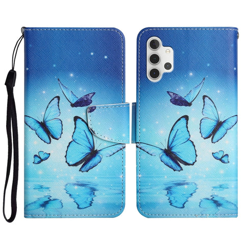 Painted Pattern Horizontal Flip Leather Case with Holder & Card Slot & Wallet, For Samsung Galaxy A32 5G, For Samsung Galaxy A40