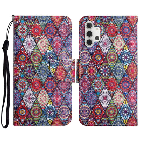 Painted Pattern Horizontal Flip Leather Case with Holder & Card Slot & Wallet, For Samsung Galaxy A32 5G, For Samsung Galaxy A40