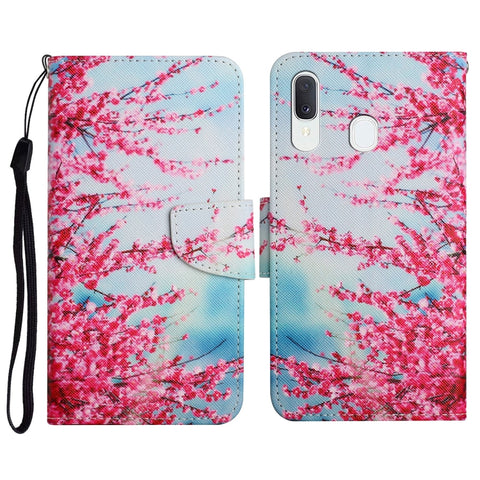 Painted Pattern Horizontal Flip Leather Case with Holder & Card Slot & Wallet, For Samsung Galaxy A32 5G, For Samsung Galaxy A40