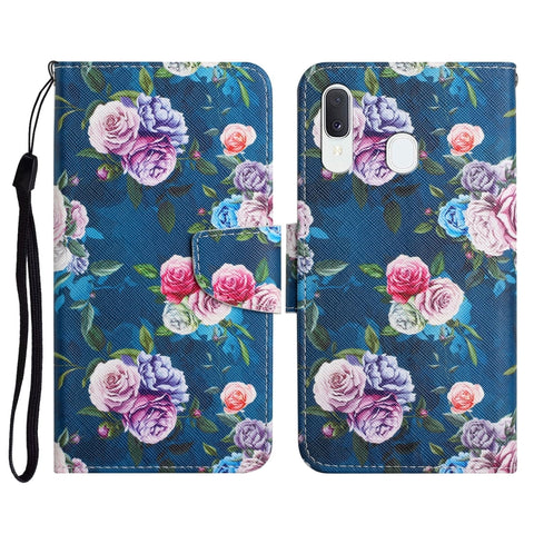Painted Pattern Horizontal Flip Leather Case with Holder & Card Slot & Wallet, For Samsung Galaxy A32 5G, For Samsung Galaxy A40