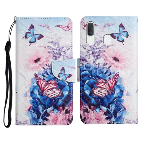 Painted Pattern Horizontal Flip Leather Case with Holder & Card Slot & Wallet, For Samsung Galaxy A32 5G, For Samsung Galaxy A40