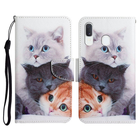 Painted Pattern Horizontal Flip Leather Case with Holder & Card Slot & Wallet, For Samsung Galaxy A32 5G, For Samsung Galaxy A40
