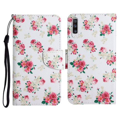 Painted Pattern Horizontal Flip Leather Case with Holder & Card Slot & Wallet, For Samsung Galaxy A50, For Samsung Galaxy A51