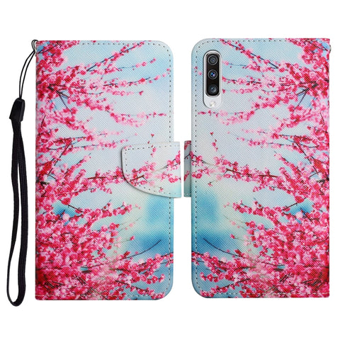 Painted Pattern Horizontal Flip Leather Case with Holder & Card Slot & Wallet, For Samsung Galaxy A50, For Samsung Galaxy A51