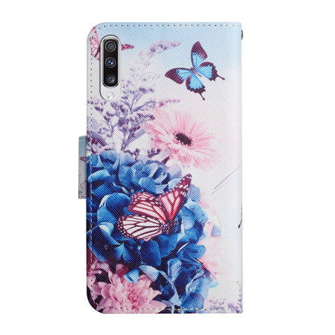 Painted Pattern Horizontal Flip Leather Case with Holder & Card Slot & Wallet, For Samsung Galaxy A50, For Samsung Galaxy A51
