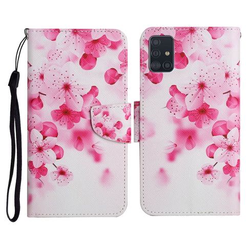 Painted Pattern Horizontal Flip Leather Case with Holder & Card Slot & Wallet, For Samsung Galaxy A71, For Samsung Galaxy A72 5G / 4G