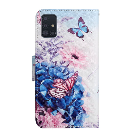 Painted Pattern Horizontal Flip Leather Case with Holder & Card Slot & Wallet, For Samsung Galaxy A71, For Samsung Galaxy A72 5G / 4G