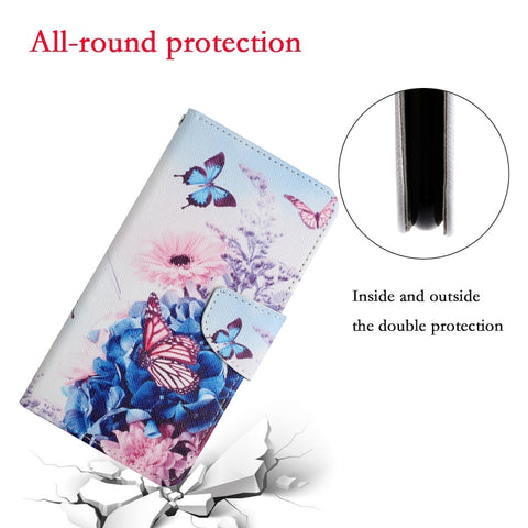 Painted Pattern Horizontal Flip Leather Case with Holder & Card Slot & Wallet, For Samsung Galaxy A71, For Samsung Galaxy A72 5G / 4G