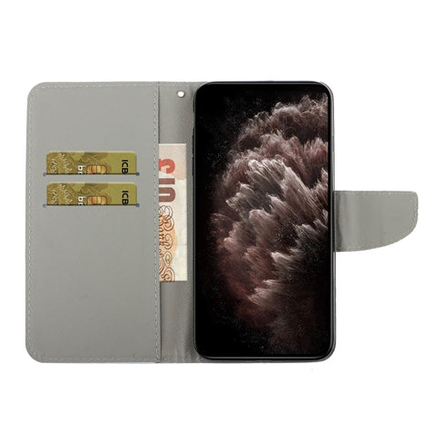 Painted Pattern Horizontal Flip Leather Case with Holder & Card Slot & Wallet, For Samsung Galaxy A71, For Samsung Galaxy A72 5G / 4G