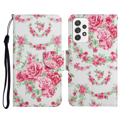 Painted Pattern Horizontal Flip Leather Case with Holder & Card Slot & Wallet, For Samsung Galaxy A71, For Samsung Galaxy A72 5G / 4G