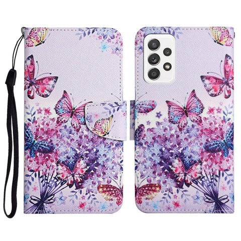 Painted Pattern Horizontal Flip Leather Case with Holder & Card Slot & Wallet, For Samsung Galaxy A71, For Samsung Galaxy A72 5G / 4G