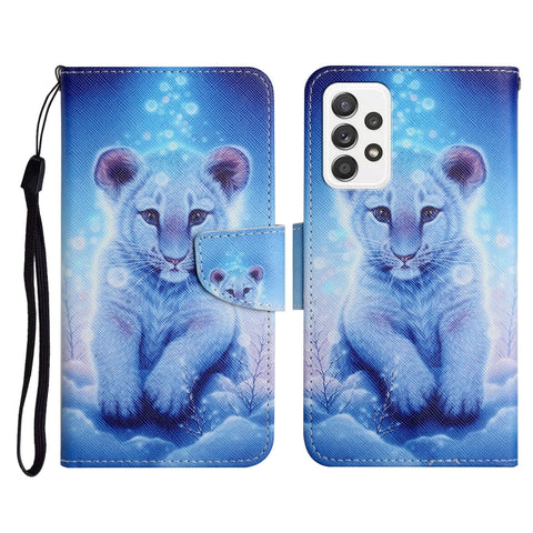 Painted Pattern Horizontal Flip Leather Case with Holder & Card Slot & Wallet, For Samsung Galaxy A71, For Samsung Galaxy A72 5G / 4G