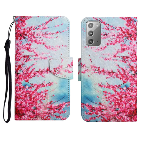 Painted Pattern Horizontal Flip Leather Case with Holder & Card Slot & Wallet, For Samsung Galaxy Note20, For Samsung Galaxy Note20 Ultra