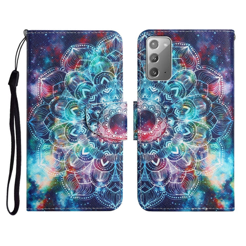 Painted Pattern Horizontal Flip Leather Case with Holder & Card Slot & Wallet, For Samsung Galaxy Note20, For Samsung Galaxy Note20 Ultra