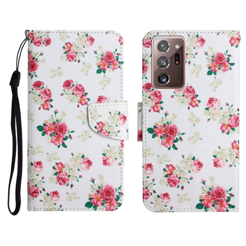 Painted Pattern Horizontal Flip Leather Case with Holder & Card Slot & Wallet, For Samsung Galaxy Note20, For Samsung Galaxy Note20 Ultra